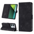 For Xiaomi Redmi Note 13 Pro 5G Global Skin-feel Embossed Leather Phone Case(Black)
