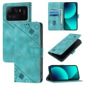 For Xiaomi Mi 11 Ultra Skin Feel Embossed Leather Phone Case(Green)