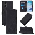 For Sony Xperia 5 VI Crossbody 3D Embossed Flip Leather Phone Case(Black)