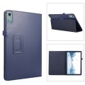 For Lenovo Xiaoxin Pad 11 2024 / M11 Litchi Texture Leather Tablet Case(Dark Blue)