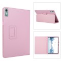 For Lenovo Xiaoxin Pad 11 2024 / M11 Litchi Texture Leather Tablet Case(Pink)
