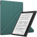 For Kobo Elipsa 2E Solid Color Deformation TPU Leather Smart Tablet Case(Green)