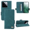 For Xiaomi 14 Magnetic Clasp Leather Phone Case(Green)