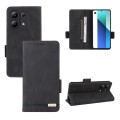 For Xiaomi Redmi Note 13 4G Magnetic Clasp Leather Phone Case(Black)