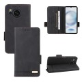 For Sharp Aquos Sense8 Magnetic Clasp Leather Phone Case(Black)