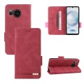 For Sharp Aquos Sense8 Magnetic Clasp Leather Phone Case(Red)