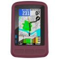 For Wahoo Elemnt Roam WFCC4 Stopwatch Silicone Protective Case(Wine Red)