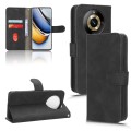 For Realme 11 Pro / 11 Pro+ Skin Feel Magnetic Flip Leather Phone Case(Black)