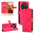 For Realme 12 Pro / 12 Pro+ Skin Feel Magnetic Flip Leather Phone Case(Rose Red)