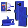 For Sharp Aquos Sense8 Skin Feel Magnetic Flip Leather Phone Case(Blue)