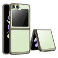 For Samsung Galaxy Z Flip5 Colorful Series Acrylic + TPU Phone Case(Transparent Grey)