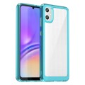 For Samsung Galaxy A05 Colorful Series Acrylic + TPU Phone Case(Transparent Blue)