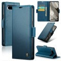For Google Pixel 8 CaseMe 023 Butterfly Buckle Litchi Texture RFID Anti-theft Leather Phone Case(Blu