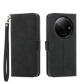 For Xiaomi Redmi A3 Dierfeng Dream Line TPU + PU Leather Phone Case(Black)