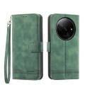 For Xiaomi Redmi A3 Dierfeng Dream Line TPU + PU Leather Phone Case(Green)