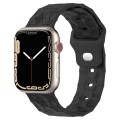 Football Texture Silicone Watch Band For Apple Watch 4 44mm(Dark Grey)