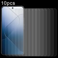 For Xiaomi 14 10pcs 0.26mm 9H 2.5D Tempered Glass Film