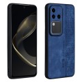 For vivo S18 Pro AZNS 3D Embossed Skin Feel Phone Case(Sapphire Blue)