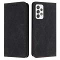 For Samsung Galaxy A52 4G/5G Ethnic Embossed Adsorption Leather Phone Case(Black)