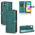 For Samsung Galaxy F14 Honeycomb Dot Texture Leather Phone Case(Green)