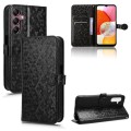 For Samsung Galaxy A15 Honeycomb Dot Texture Leather Phone Case(Black)