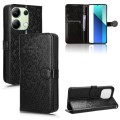 For Xiaomi Redmi Note 13 4G Honeycomb Dot Texture Leather Phone Case(Black)
