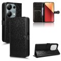 For Xiaomi Poco M6 Pro 4G Honeycomb Dot Texture Leather Phone Case(Black)