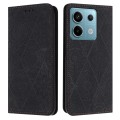 For Xiaomi Redmi Note 13 Pro Ethnic Embossed Adsorption Leather Phone Case(Black)