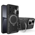For Infinix Note 30 VIP 5G CD Texture Sliding Camshield Magnetic Holder Phone Case(Black)