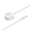 Yesido CA112 For Apple Watch USB-C / Type-C Wireless Magnetic Watch Charger, Cable Length: 1m(White)