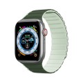 DUX DUCIS Magnetic Silicone Watch Band For Apple Watch Ultra 2 49mm(Green)