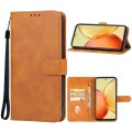 For vivo Y36 Russia Leather Phone Case(Brown)