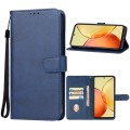 For vivo Y36 Russia Leather Phone Case(Blue)