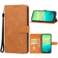 For vivo T3 Leather Phone Case(Brown)