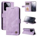 For Xiaomi 14 Pro Skin Feel Life Tree Metal Button Leather Phone Case(Purple)