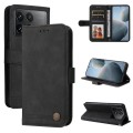 For Xiaomi Redmi K70 / K70 Pro Skin Feel Life Tree Metal Button Leather Phone Case(Black)