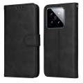 For Xiaomi 14 Classic Calf Texture Flip Leather Phone Case(Black)