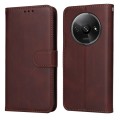 For Xiaomi Redmi A3 Classic Calf Texture Flip Leather Phone Case(Brown)