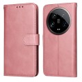 For Xiaomi 14 Ultra Classic Calf Texture Flip Leather Phone Case(Rose Gold)
