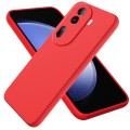 For OPPO Reno11 Pro 5G Global Pure Color Liquid Silicone Shockproof Phone Case(Red)