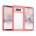 For Google Pixel Fold Colorful Series Acrylic + TPU Phone Case(Red)