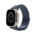 Nylon Two Section Watch Band For Apple Watch Ultra 2 49mm(Blue)