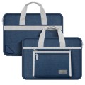 14 inch Oxford Fabric Portable Laptop Handbag(Dark Blue)