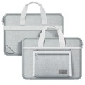 14 inch Oxford Fabric Portable Laptop Handbag(Grey)