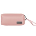 Waterproof PU Leather Laptop Accessory Bag(Pink)