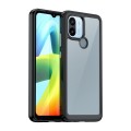 For Xiaomi Poco C50 Colorful Series Acrylic Hybrid TPU Phone Case(Black)