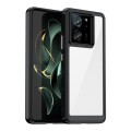 For Xiaomi 13T Colorful Series Acrylic Hybrid TPU Phone Case(Black)