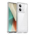 For Xiaomi Redmi Note 13 5G Colorful Series Acrylic Hybrid TPU Phone Case(Transparent)