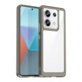 For Xiaomi Redmi Note 13 Pro 5G Colorful Series Acrylic Hybrid TPU Phone Case(Transparent Grey)