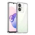 For Xiaomi Poco C65 Colorful Series Acrylic Hybrid TPU Phone Case(Transparent)